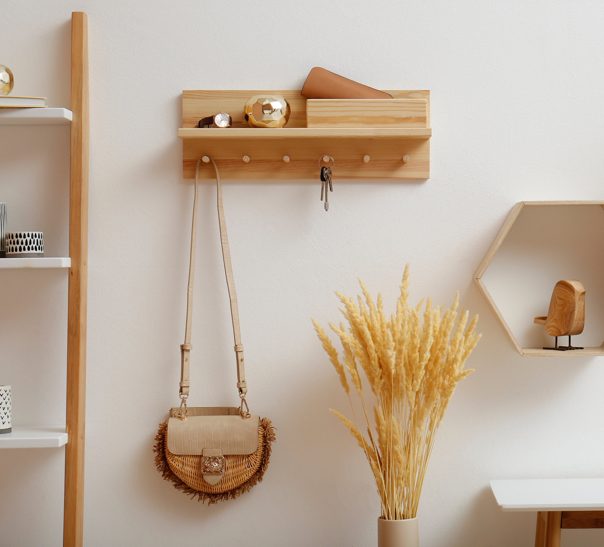 LGM Beschlag - Schlüsselleiste aus Holz