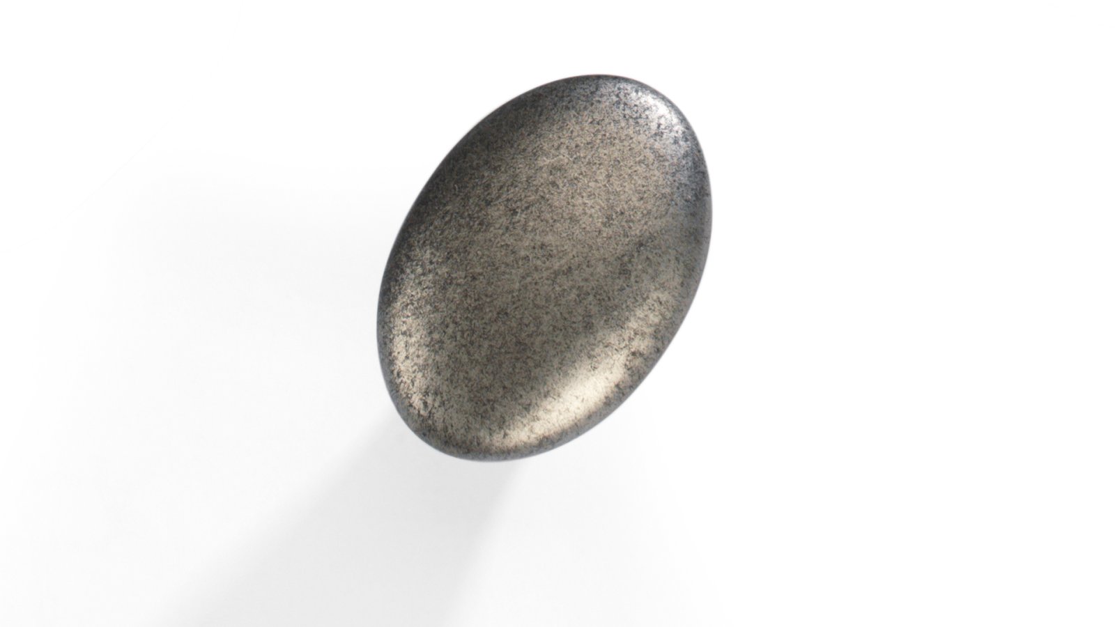 Moebelknopf-Weimar-vintageeffekt-Kunststoff-laenge-44-49552 Knopf Weimar Kunststoff - vintageeffekt - 44 mm lang vor weißem Hintergrund