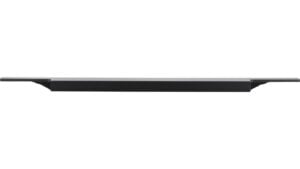 Griffleiste Sulz Aluminium schwarz matt pulverbeschichtet - 295 mm lang  vor weißem Hintergrund