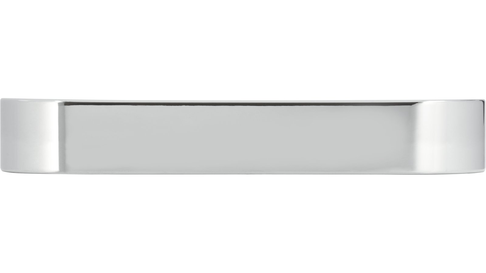 Griff Bad-Säckingen Druckguss chrom glänzend - 232 mm lang  vor weißem Hintergrund