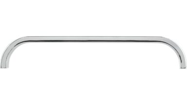 Griff Bad-Säckingen Druckguss chrom glänzend - 232 mm lang  vor weißem Hintergrund