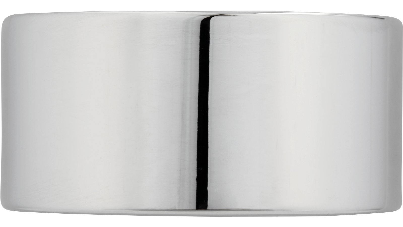 Moebelgriff-Bad-Saeckingen-chrom-Zinkdruckguss-laenge-72-704080-front Griff Bad-Säckingen Druckguss chrom glänzend - 72 mm lang vor weißem Hintergrund