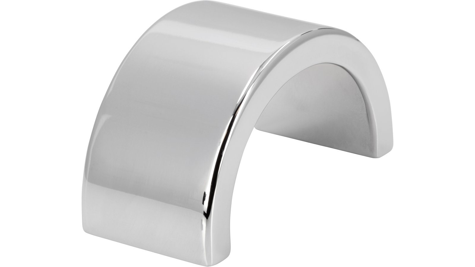 Moebelgriff-Bad-Saeckingen-chrom-Zinkdruckguss-laenge-72-704080 Griff Bad-Säckingen Druckguss chrom glänzend - 72 mm lang vor weißem Hintergrund