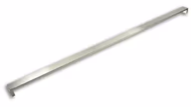 Griff Bannewitz Edelstahl fein geschliffen - 1074 mm lang  vor weißem Hintergrund