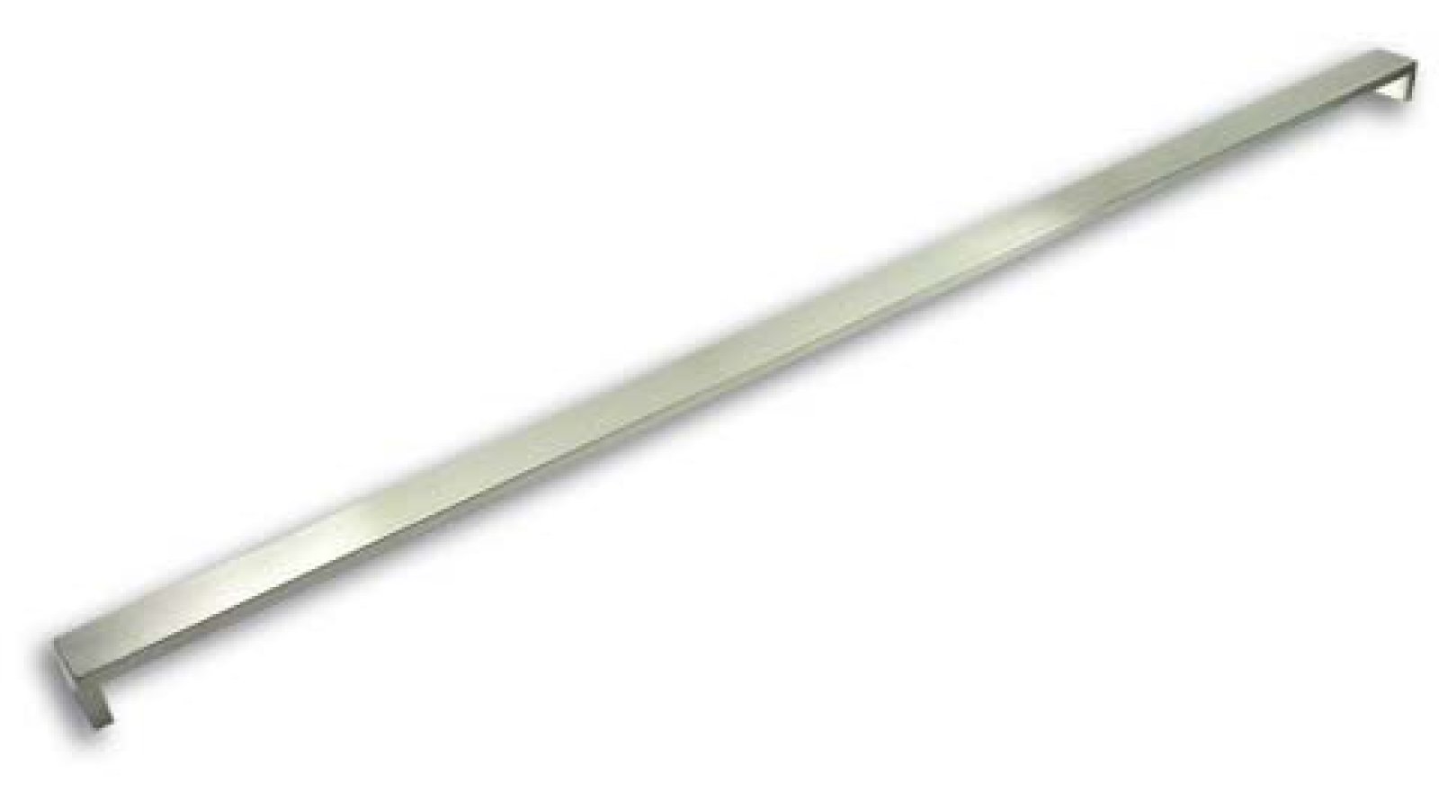 Moebelgriff-Bannewitz-edelstahlfarbig-Edelstahl-Stahl-laenge-1074-792272 Griff Bannewitz Edelstahl fein geschliffen - 1074 mm lang vor weißem Hintergrund