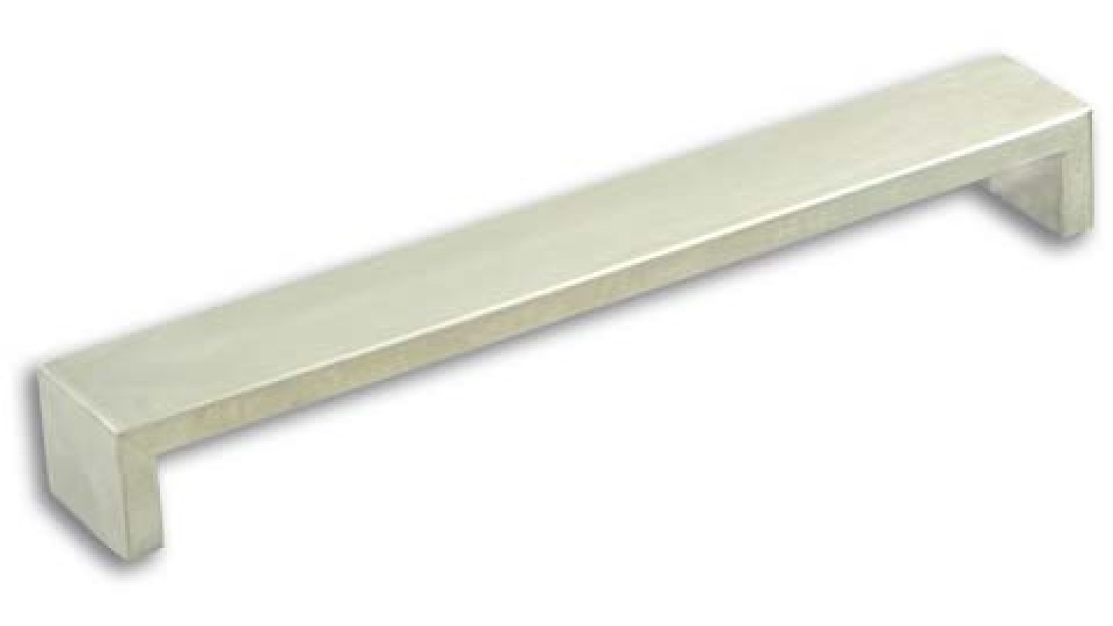 Griff Bannewitz Edelstahl fein geschliffen - 274 mm lang  vor weißem Hintergrund