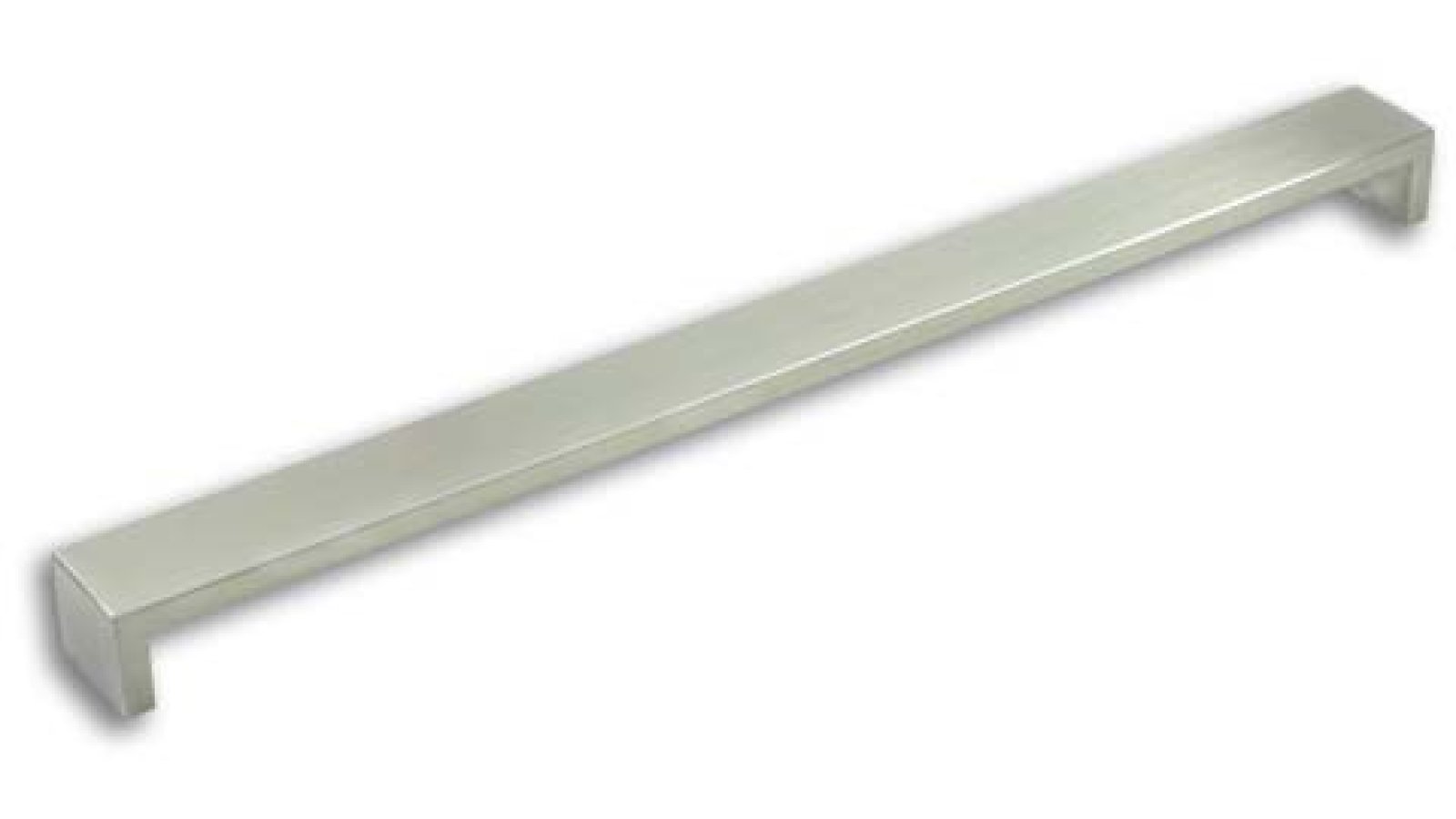 Griff Bannewitz Edelstahl fein geschliffen - 474 mm lang  vor weißem Hintergrund