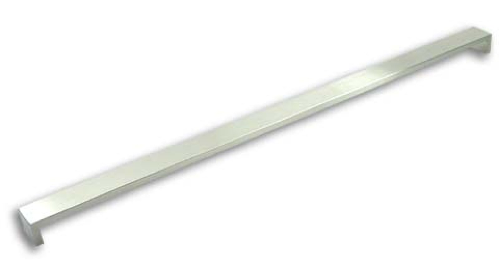 Griff Bannewitz Edelstahl fein geschliffen - 774 mm lang  vor weißem Hintergrund