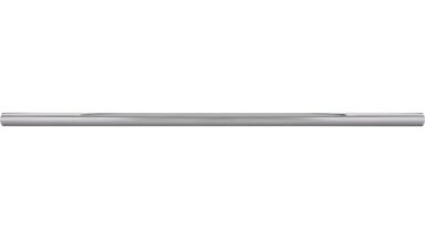 Griff Bruchsal Stahl chrom glänzend - 368 mm lang  vor weißem Hintergrund