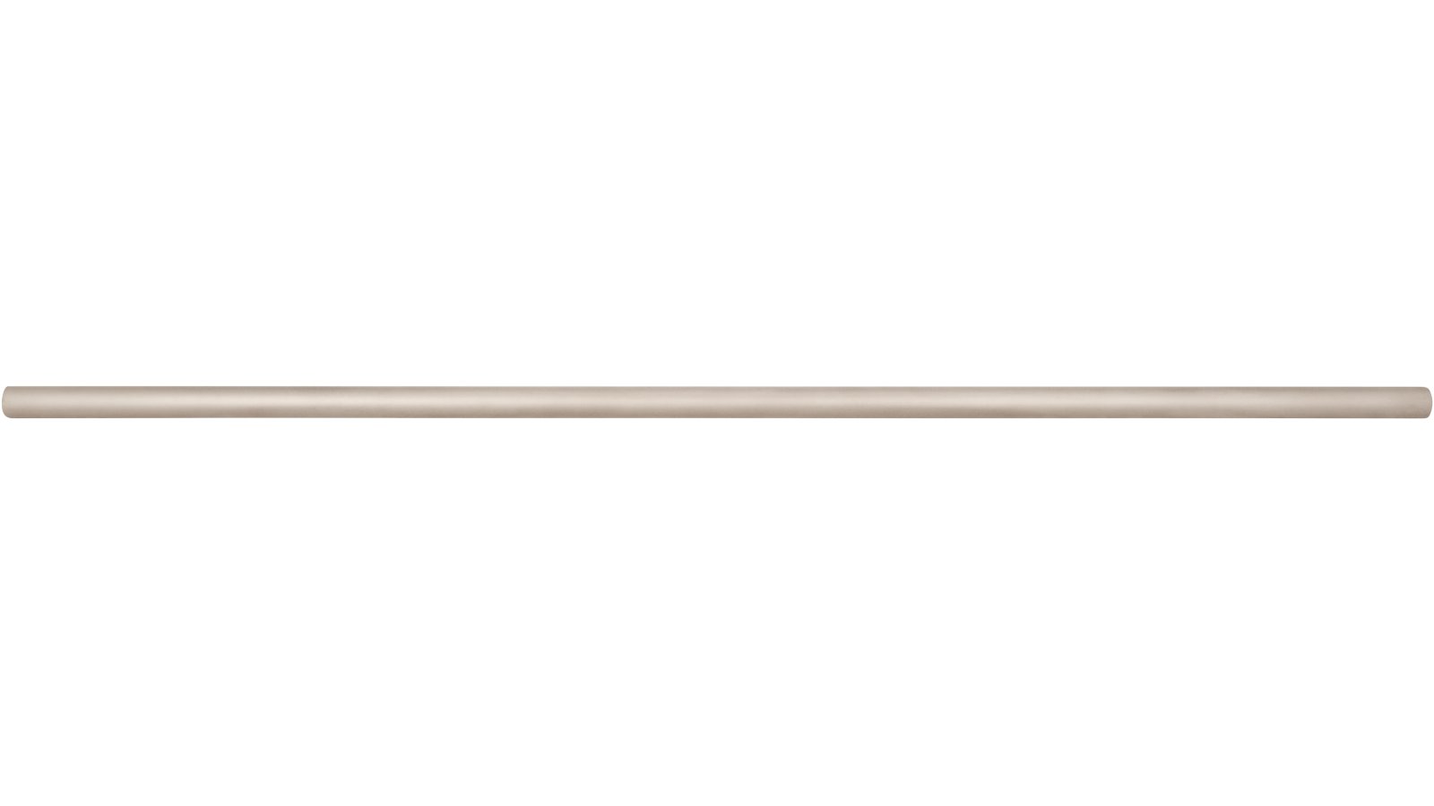 Griff Bruchsal Stahl matt vernickelt - 512 mm lang  vor weißem Hintergrund