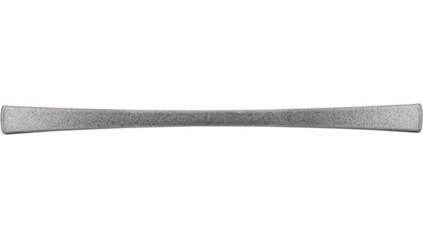 Griff Gehrden Druckguss alteisenfarbig - 173 mm lang  vor weißem Hintergrund