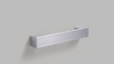 Griff Kirkel Kunststoff - pink, Kunststoff bedruckt - fee mit steinchen - 164 mm lang  vor weißem Hintergrund