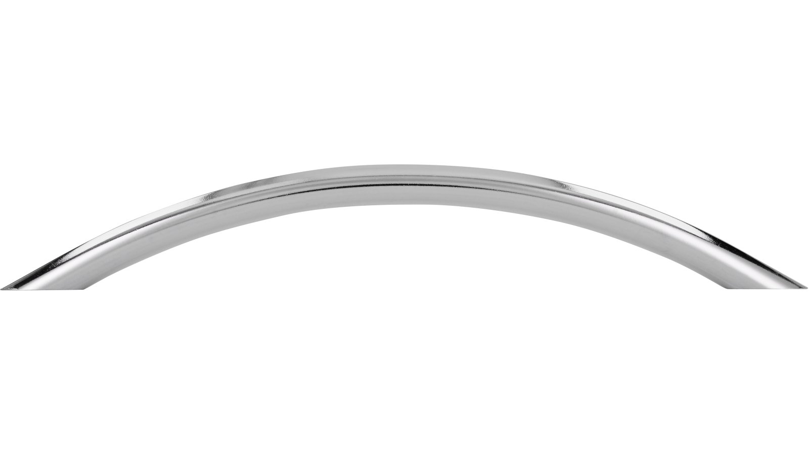 Griff St-Ingbert Stahl chrom glänzend - 189 mm lang  vor weißem Hintergrund