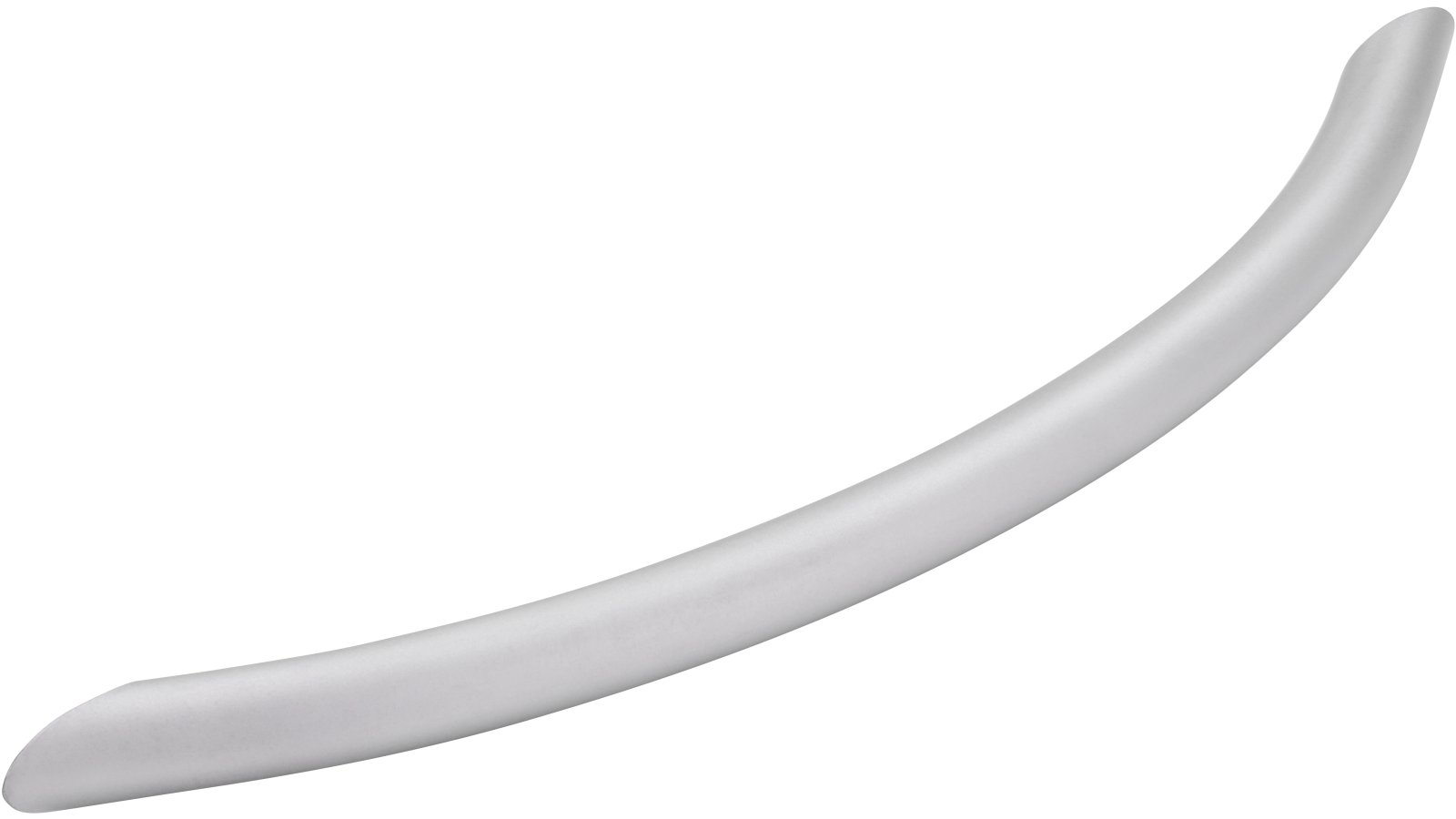 Moebelgriff-St-Ingbert-chrom-Stahl-laenge-189-691824-seitlich Griff St-Ingbert Stahl chrom matt - 189 mm lang vor weißem Hintergrund