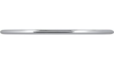 Griff St-Ingbert Stahl chrom glänzend - 221 mm lang  vor weißem Hintergrund