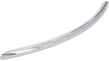 Griff St-Ingbert Stahl chrom glänzend - 221 mm lang  vor weißem Hintergrund