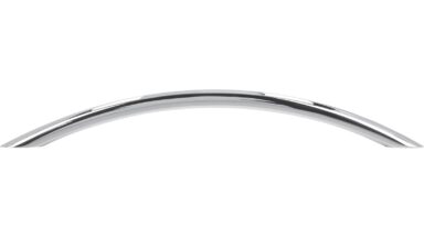 Griff St-Ingbert Stahl chrom glänzend - 221 mm lang  vor weißem Hintergrund