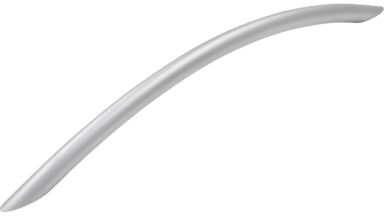 Griff St-Ingbert Stahl chrom matt - 268 mm lang vor weißem Hintergrund