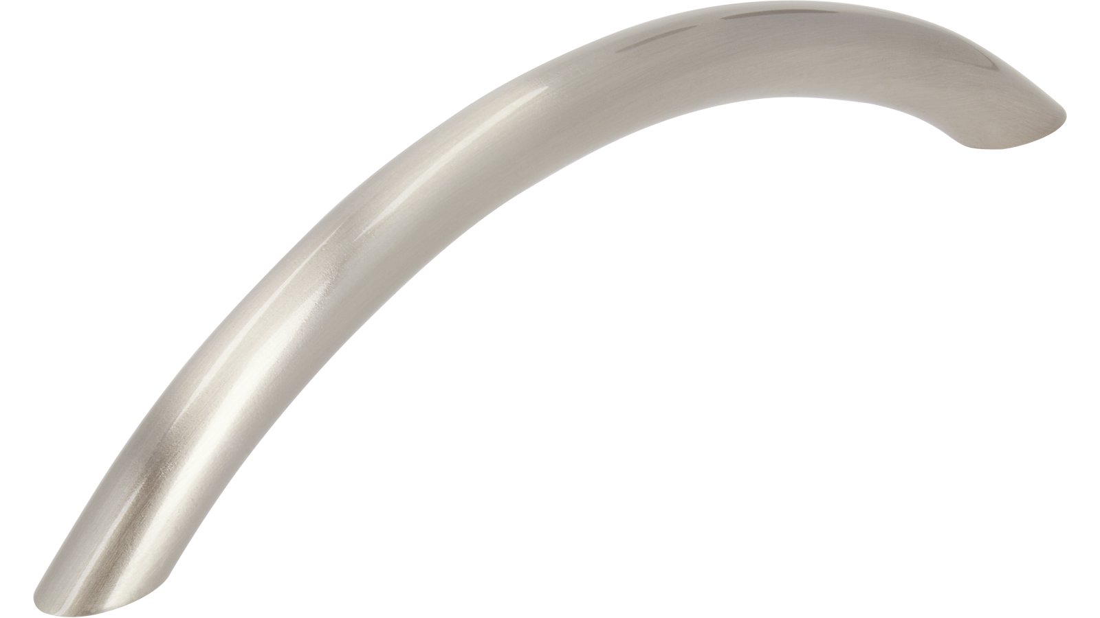 Griff St-Ingbert Stahl vernickelt feingeschliffen - 148 mm lang  vor weißem Hintergrund