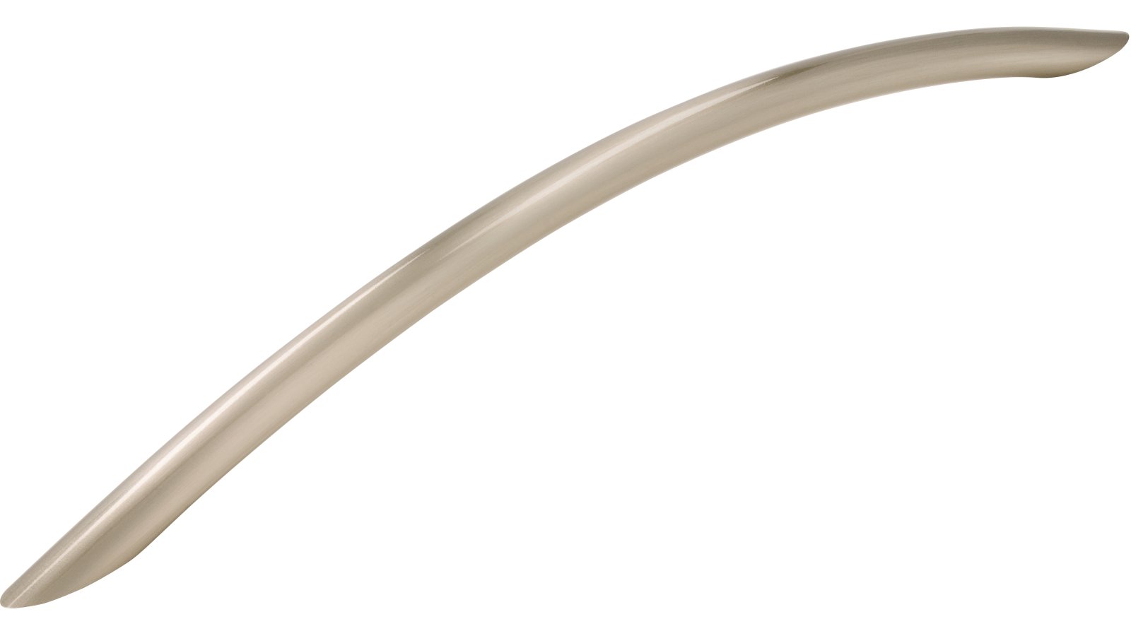 Griff St-Ingbert Stahl vernickelt feingeschliffen - 268 mm lang  vor weißem Hintergrund