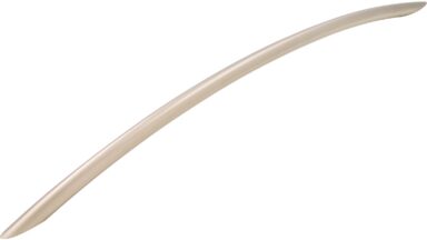 Griff St-Ingbert Stahl matt vernickelt - 379 mm lang  vor weißem Hintergrund