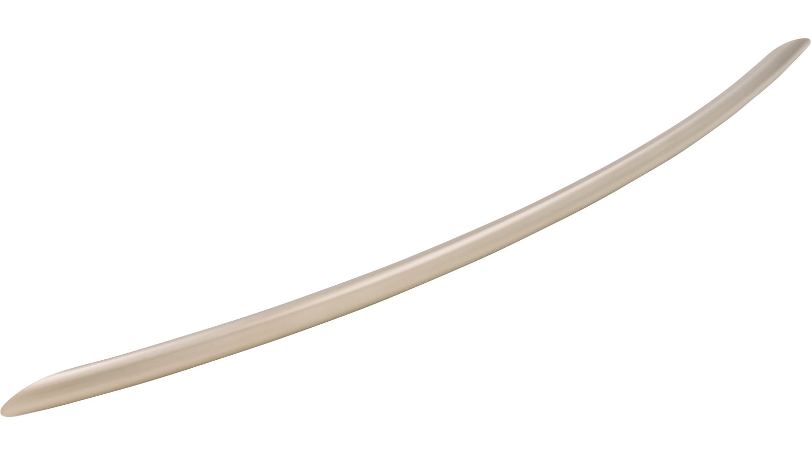 Griff St-Ingbert Stahl matt vernickelt - 379 mm lang  vor weißem Hintergrund