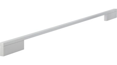 Griff Wendlingen Aluminium silber natur matt - 604 mm lang vor weißem Hintergrund