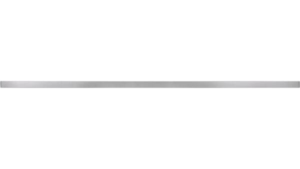 Griff Wendlingen Aluminium chrom glänzend - 444 mm lang  vor weißem Hintergrund