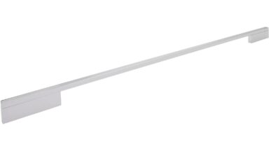 Griff Wendlingen Aluminium chrom glänzend - 604 mm lang vor weißem Hintergrund