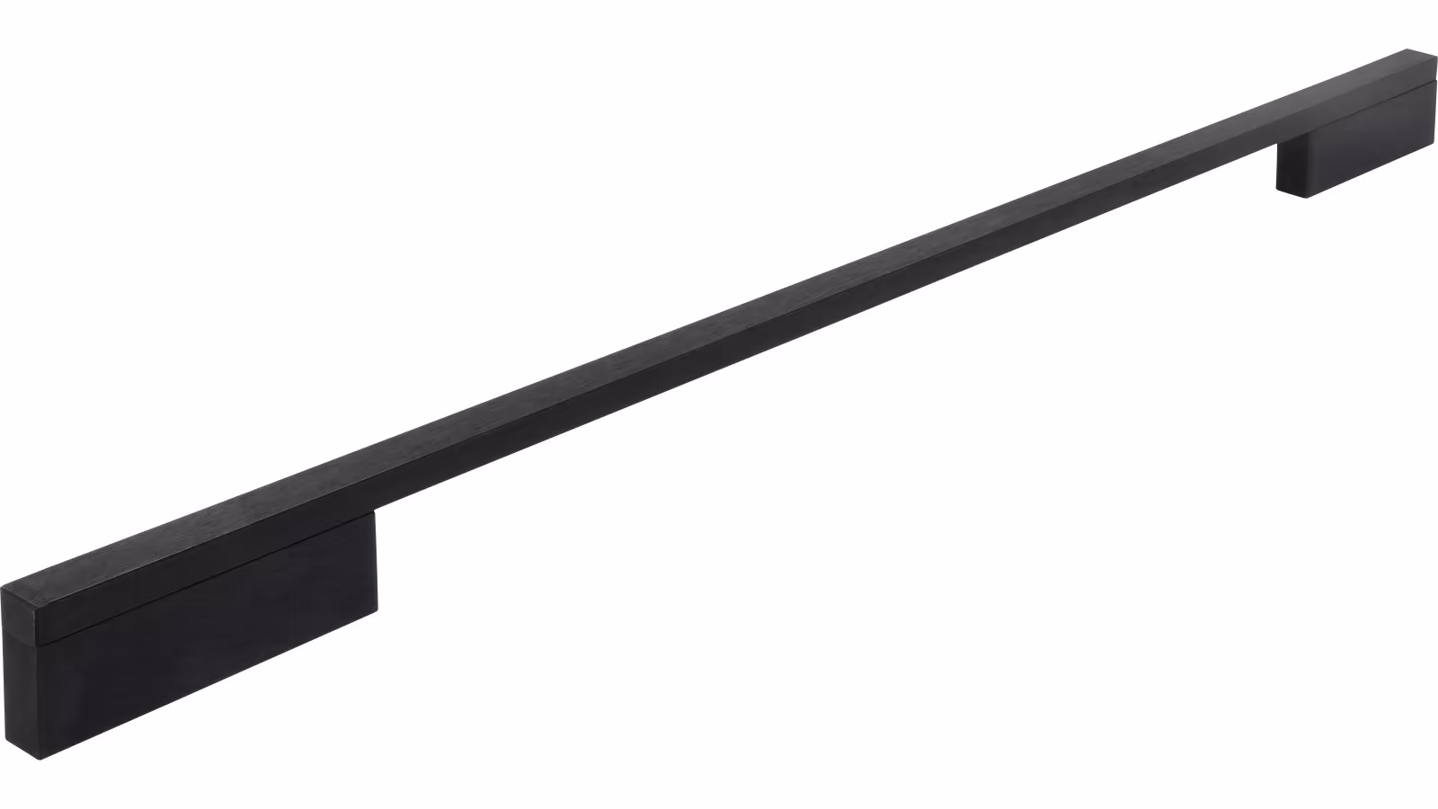 Moebelgriff-Wendlingen-schwarz-alufarbig-Aluminium-laenge-508-869110 Griff Wendlingen Aluminium schwarz - 508 mm lang vor weißem Hintergrund