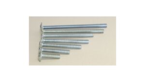 Möbelgriffschraube M4 Stahl Verzinkt - galvanisiert - 14 mm lang  vor weißem Hintergrund