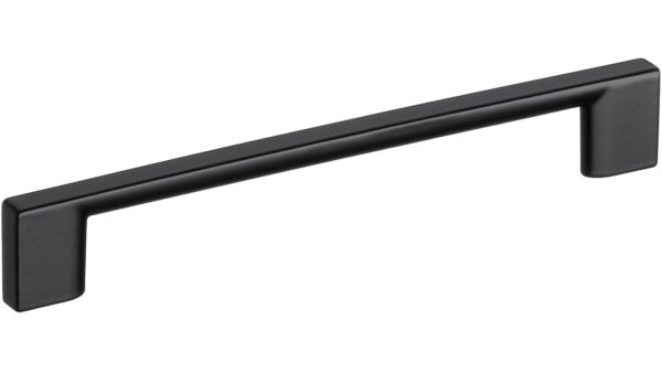 Design-Bügelgriff Schwäbisch-Hall Zamak schwarz - 188 mm lang  vor weißem Hintergrund