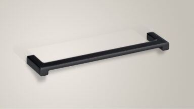Design-Bügelgriff Waren Zamak weiß - 170 mm lang  vor weißem Hintergrund