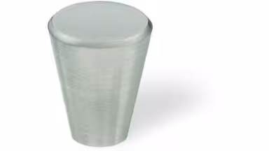 Designknopf Bad-Friedrichshall Edelstahl gebürstet - 20 mm lang vor weißem Hintergrund