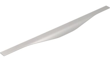 Griffleiste Michendorf Aluminium gebürstet - 545 mm lang  vor weißem Hintergrund