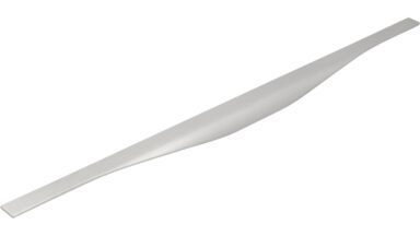 Griffleiste Michendorf Aluminium gebürstet - 695 mm lang  vor weißem Hintergrund