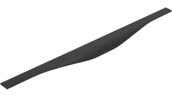 Griffleiste Michendorf Aluminium schwarz matt pulverbeschichtet - 545 mm lang vor weißem Hintergrund