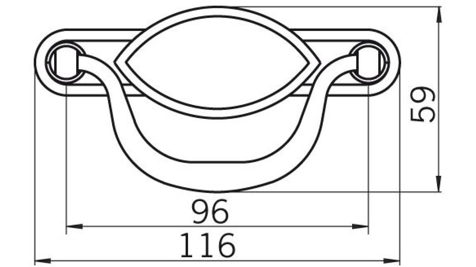 Klöppel Selm Druckguss altsilberfarbig - 115 mm lang  vor weißem Hintergrund