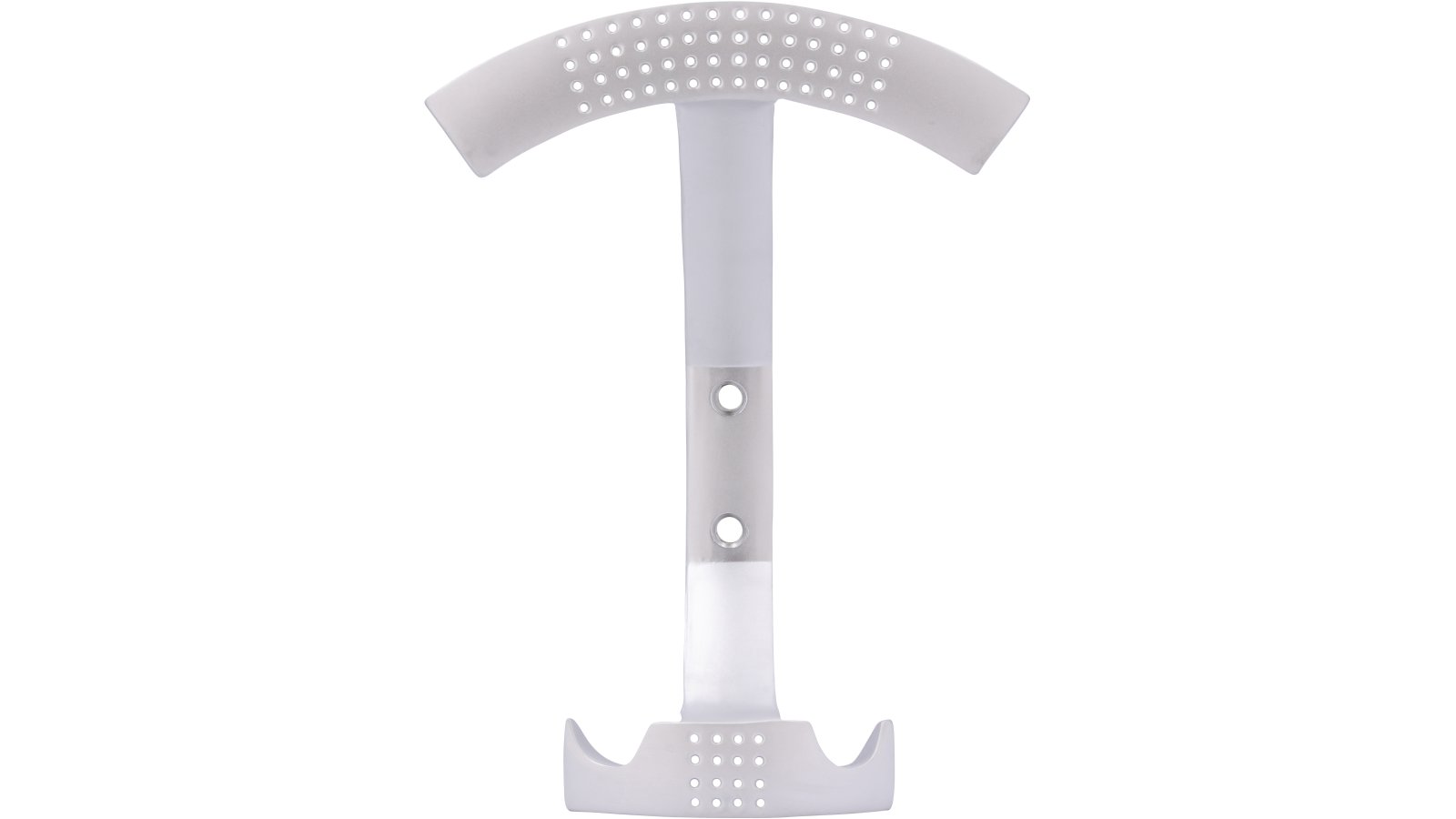 Haken Bad-Hersfeld Druckguss chrom matt - 152 mm lang  vor weißem Hintergrund