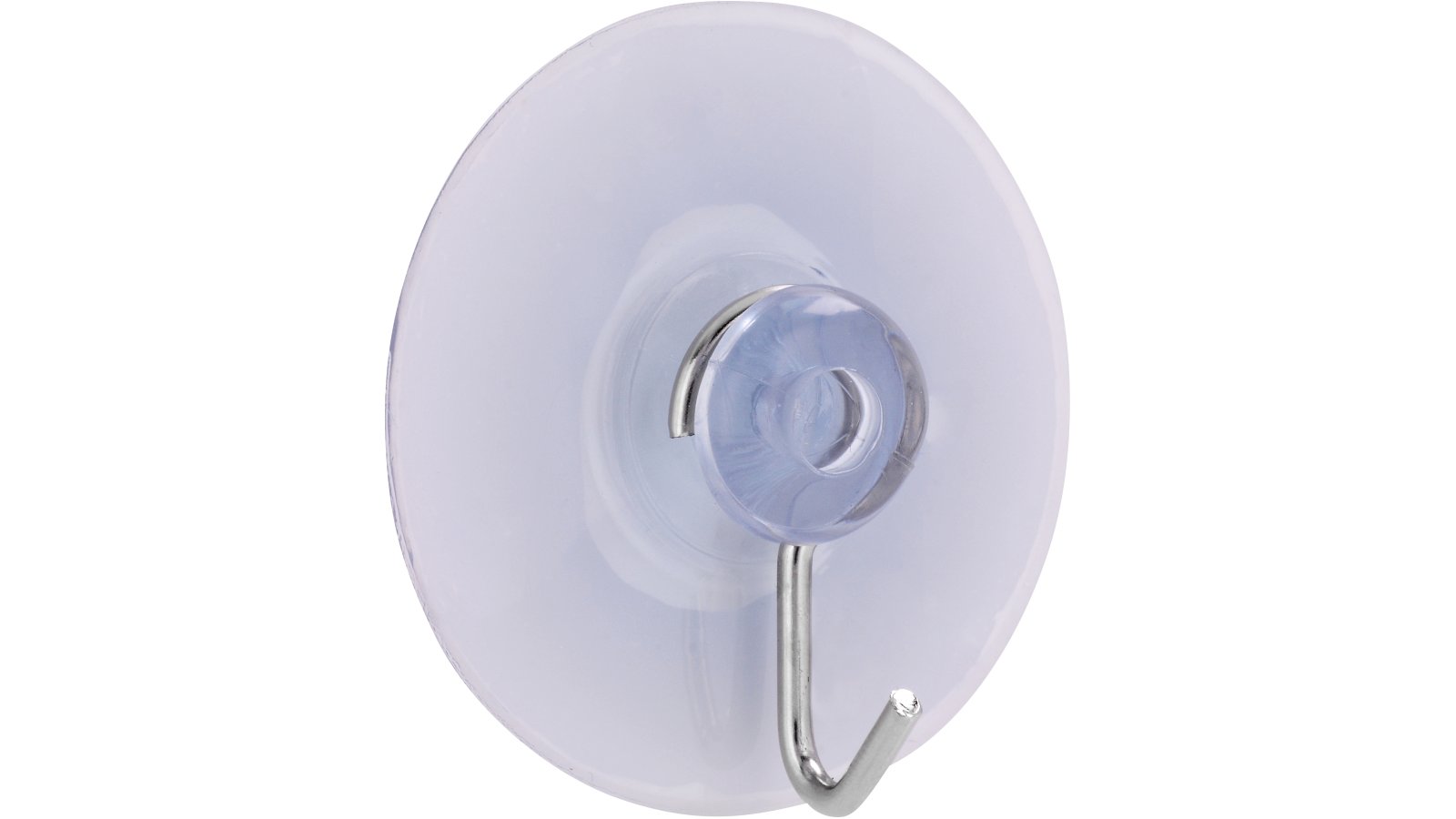 Haken Bischofswerder Stahl - Kunststoff eisklar verzinkt 5 stück - 46 mm lang  vor weißem Hintergrund