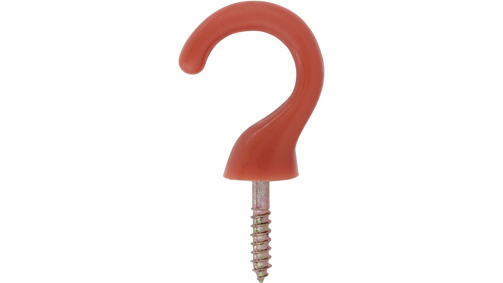 Kleiderhaken-Kalkar-braun-Kunststoff-laenge-30-569556-stehend Haken Kalkar Kunststoff braun 3 stück - 30 mm lang vor weißem Hintergrund