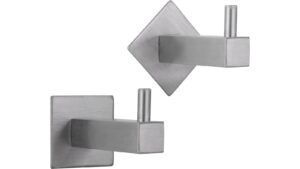 Haken Penzberg Edelstahl fein geschliffen - 62 mm lang  vor weißem Hintergrund