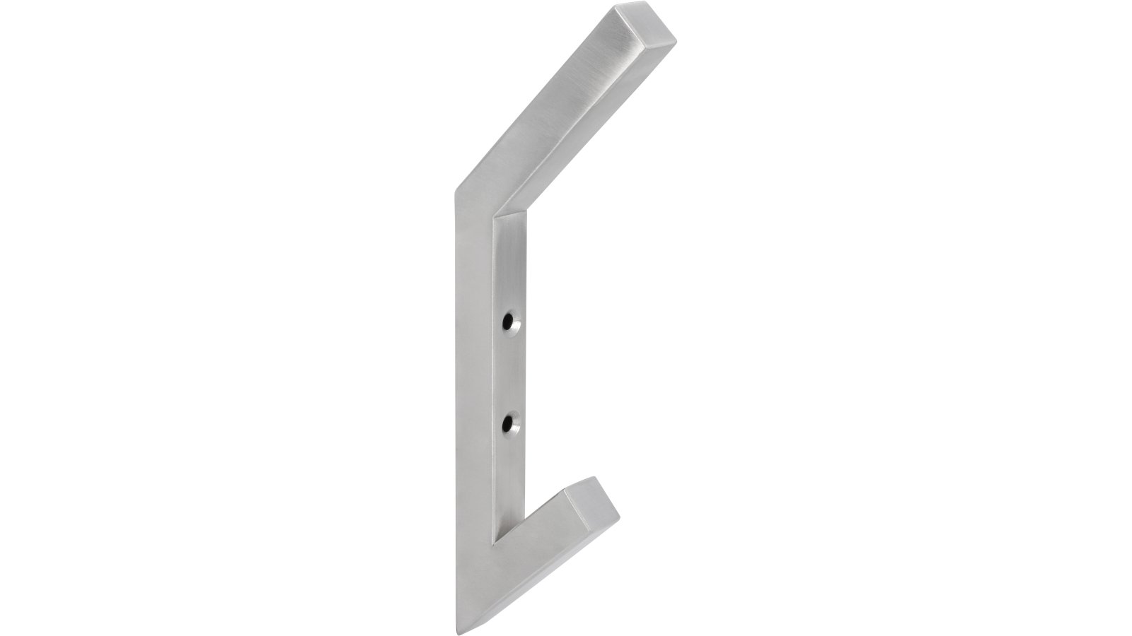 Haken Petersberg Edelstahl fein geschliffen - 200 mm lang  vor weißem Hintergrund