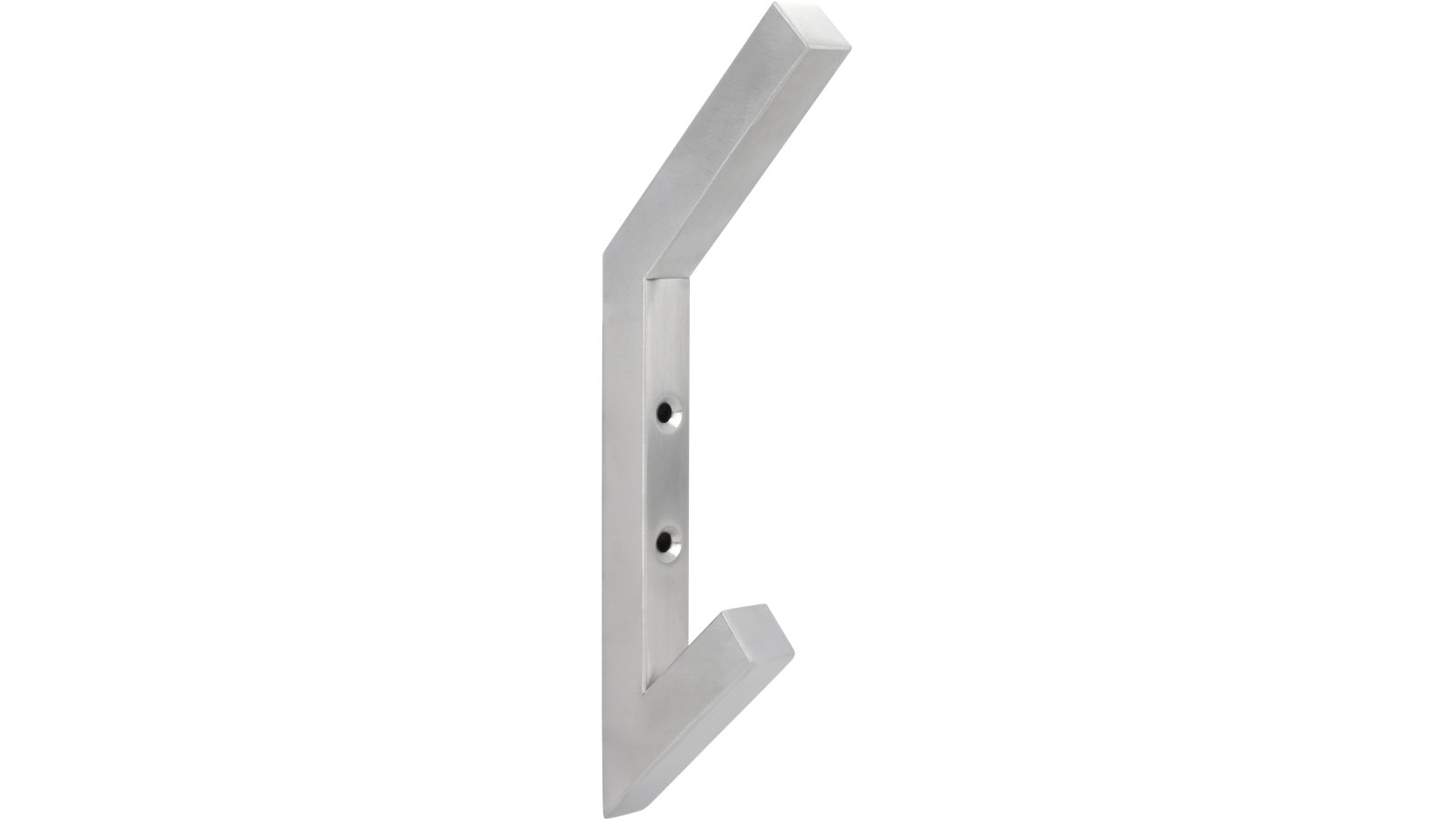 Haken Petersberg Edelstahl fein geschliffen - 200 mm lang  vor weißem Hintergrund