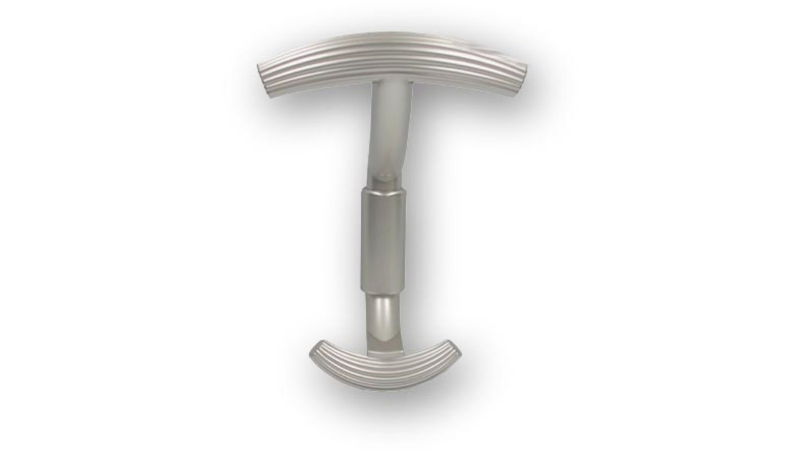 Haken Ravensburg Kunststoff metallisiert nickel metallisiert nickel - 144 mm lang  vor weißem Hintergrund