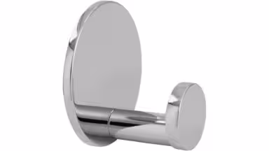 Haken sk Nohfelden Druckguss chrom glänzend - 50 mm lang  vor weißem Hintergrund