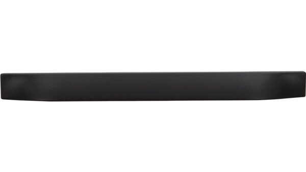 Griff Alsbach Druckguss schwarz matt pulverbeschichtet - 190 mm lang  vor weißem Hintergrund