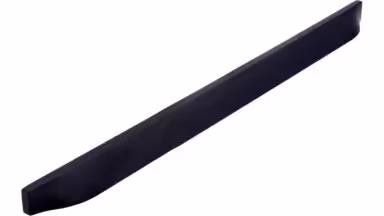 Griff Alsbach Druckguss schwarz matt pulverbeschichtet - 350 mm lang vor weißem Hintergrund