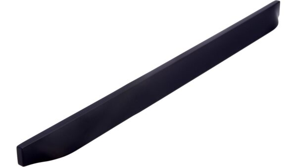 Griff Alsbach Druckguss schwarz matt pulverbeschichtet - 350 mm lang  vor weißem Hintergrund