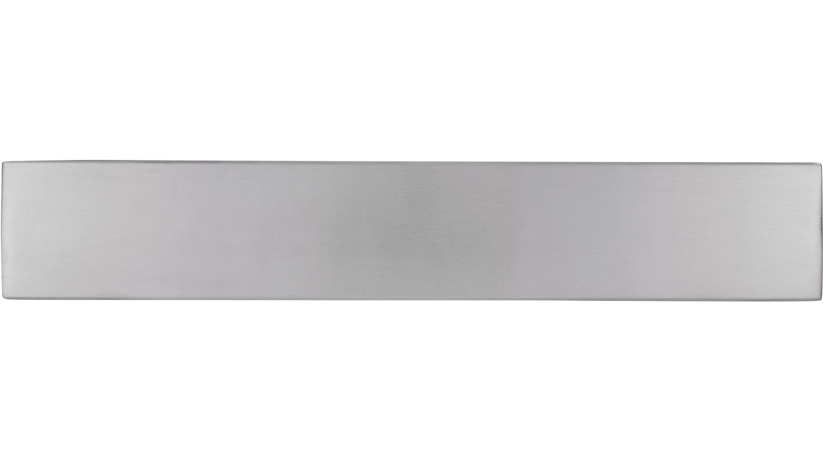 Griff Bad-Münstereifel Edelstahl fein geschliffen - 330 mm lang  vor weißem Hintergrund